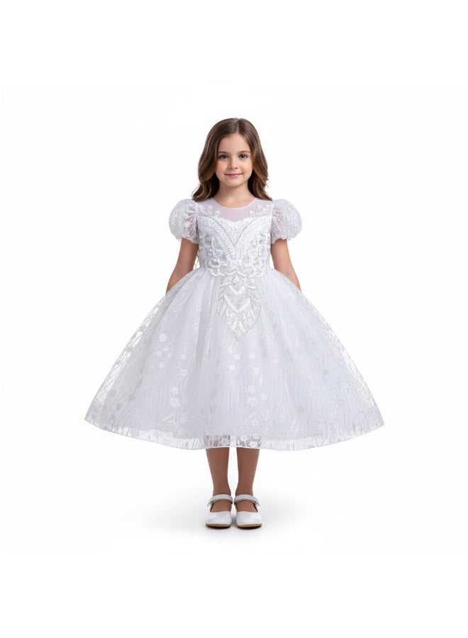 Bidani Shine White Dress - Image 1